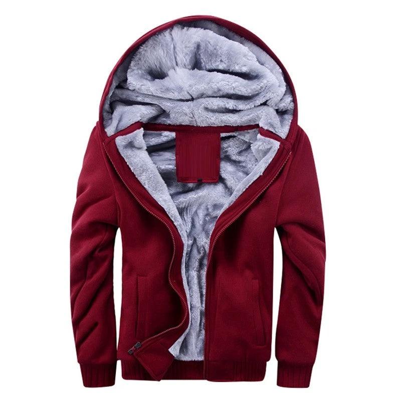 Men's Hooded Sport Fleece Sweater by GJG Denim