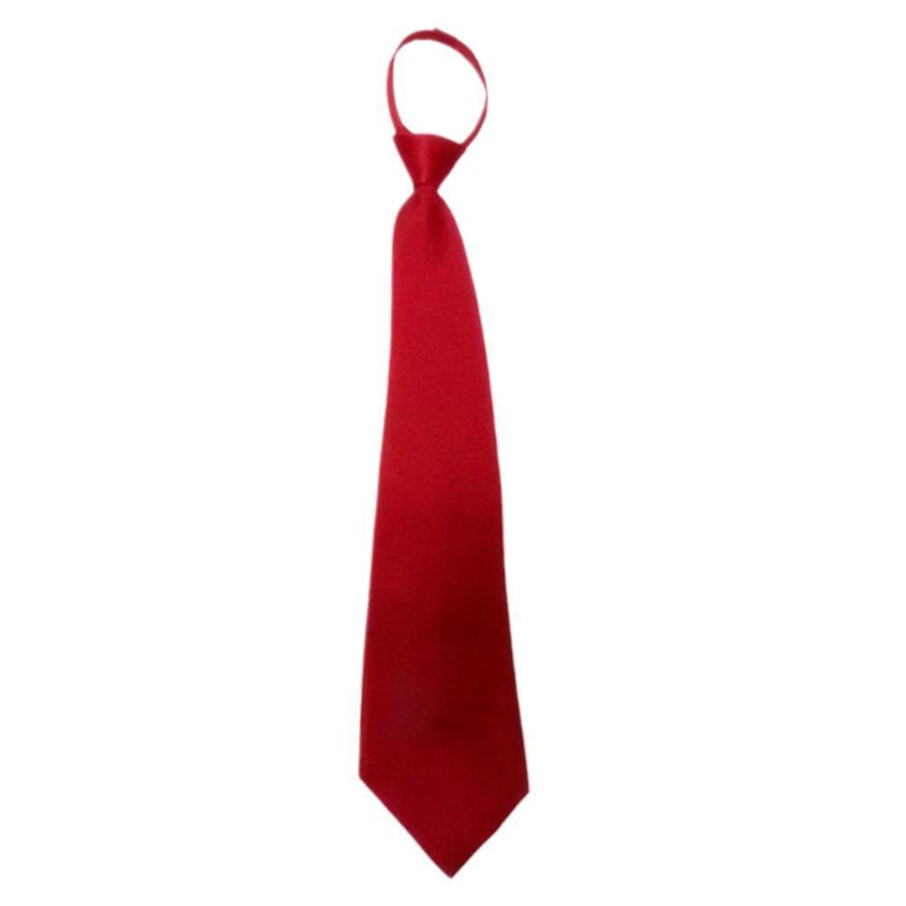 Solid Color Zipper Tie For Men by GJG Denim