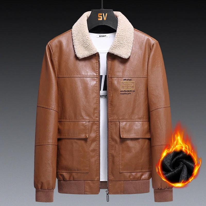 Men's Slim Fit Motorcycle Jacket by GJG Denim