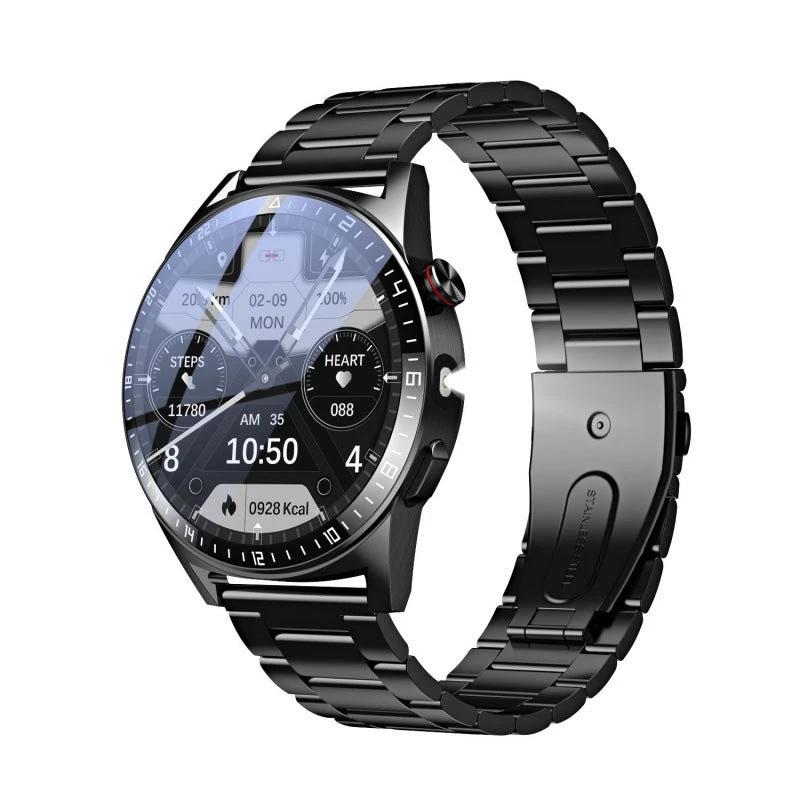 32G Memory Ultra-long Standby Flashlight Bluetooth Calling Smart Watch For Men by GJG Denim