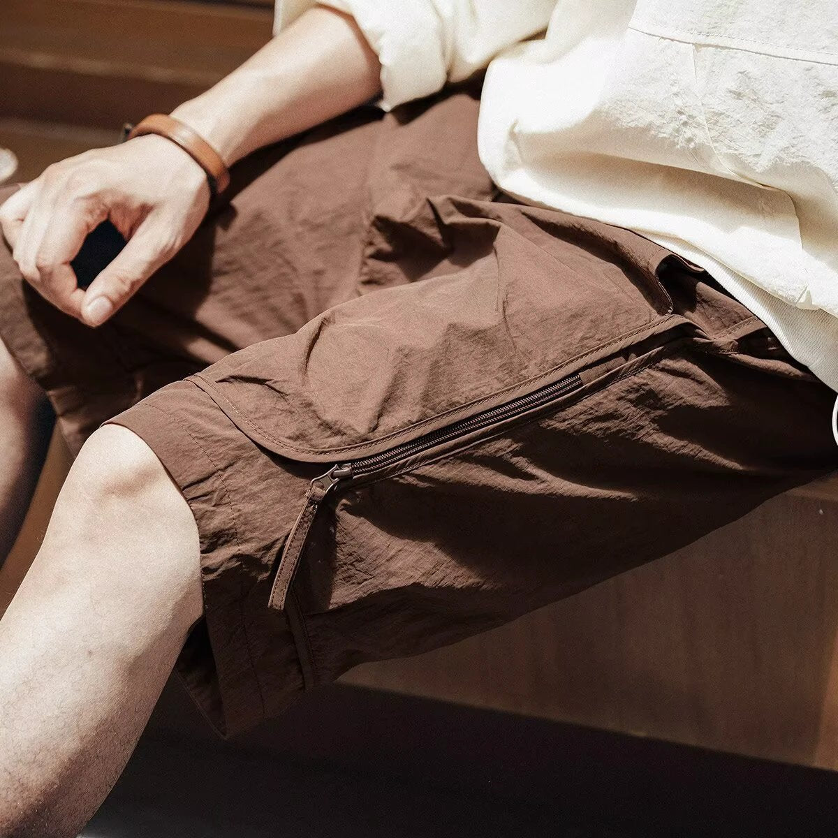 Men's Loose Breathable Casual Shorts by GJG Denim