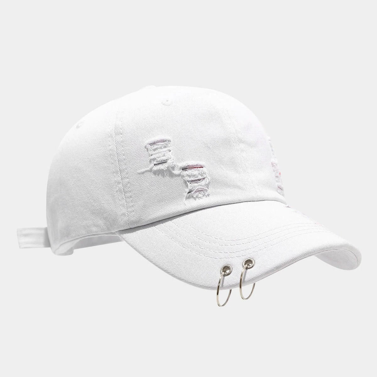 Men's Retro Street Peaked Baseball Hat by GJG Denim