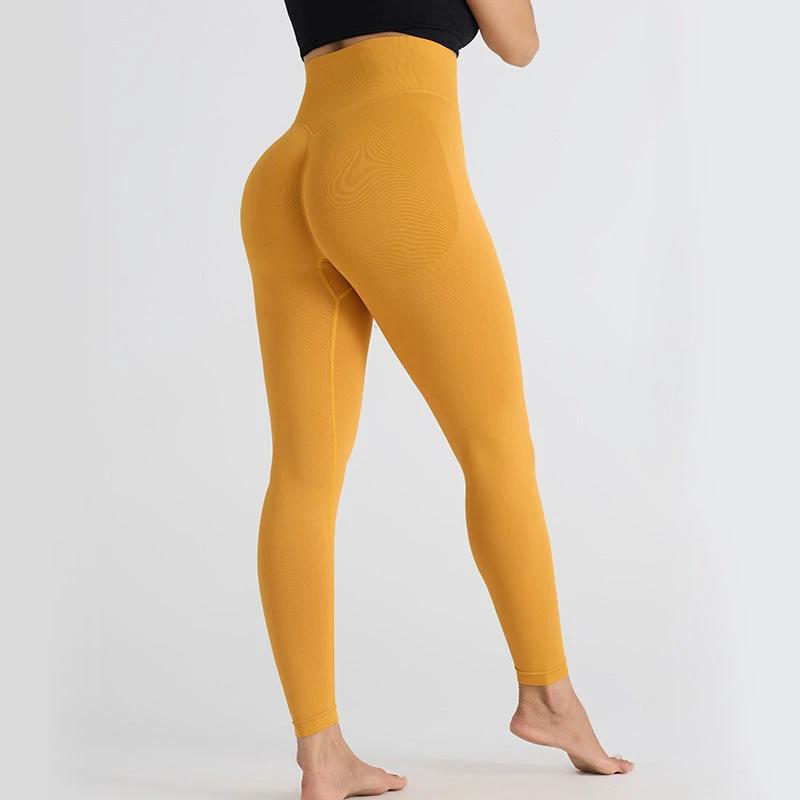 High Waist Workout Trousers High Elastic Sports Outdoor Yoga Clothes by GJG Denim