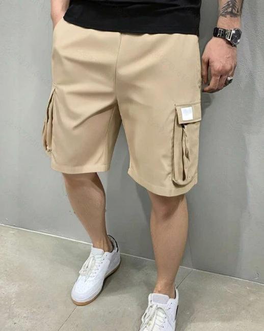 Men's Summer Korean Style Trendy Sports Casual Shorts by GJG Denim