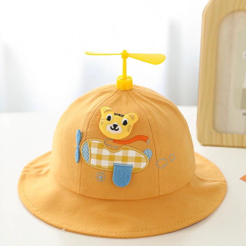 Spring Children Cute Bamboo Dragonfly Fisherman Hat by GJG Denim