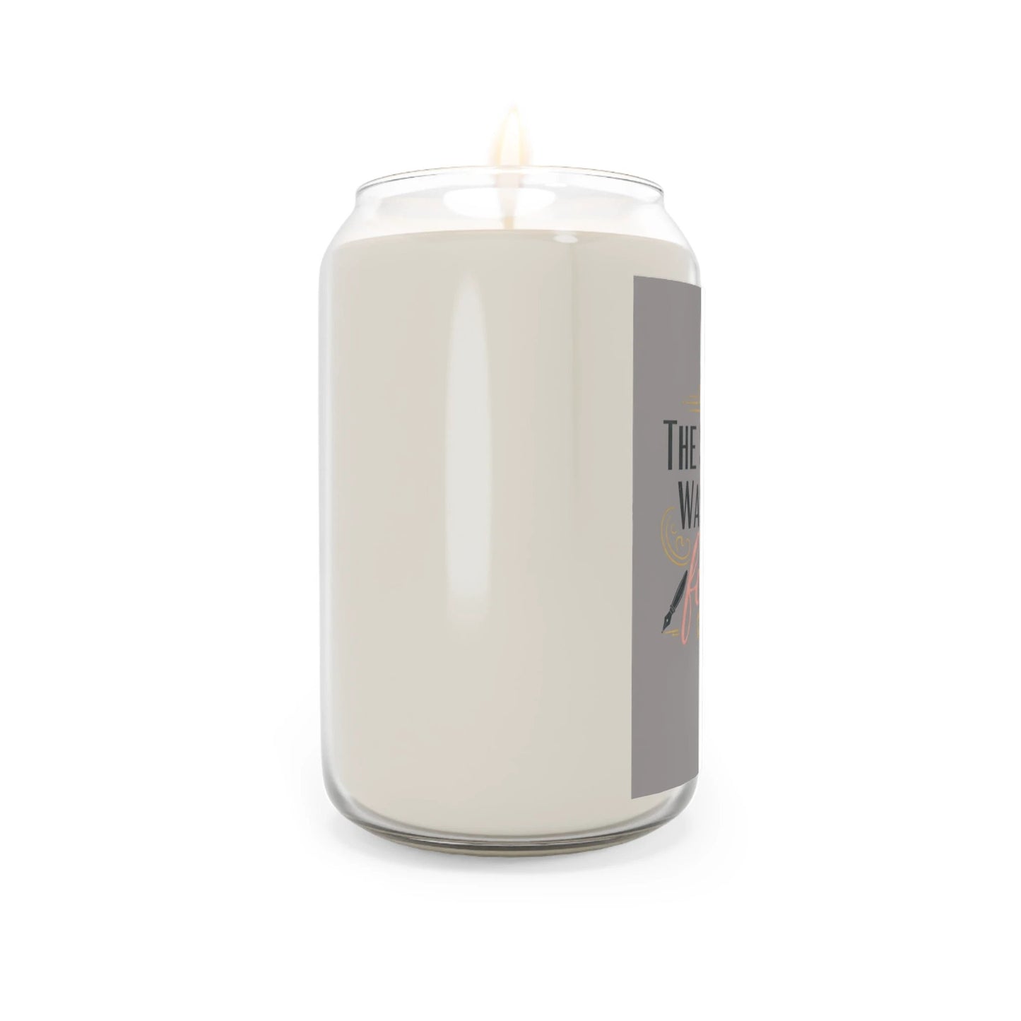 Soy Candle — “The Screenplay Was Written for Me” Scented 13.75oz by Printify