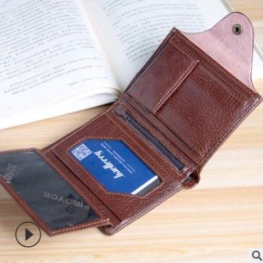 Men's Multi-functional Short Wallet by GJG Denim