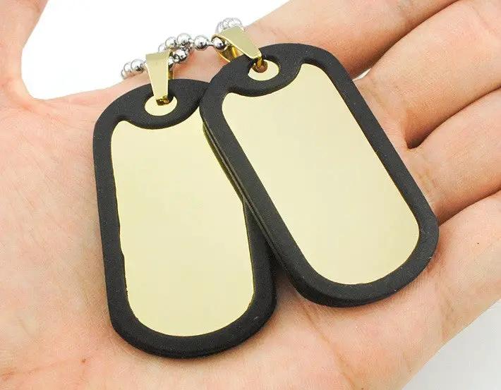 Men's Military Style Stainless Steel Pendant by GJG Denim