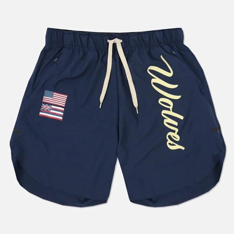 Casual Breathable Quick-Drying Running Sports Fitness Shorts For Men by GJG Denim