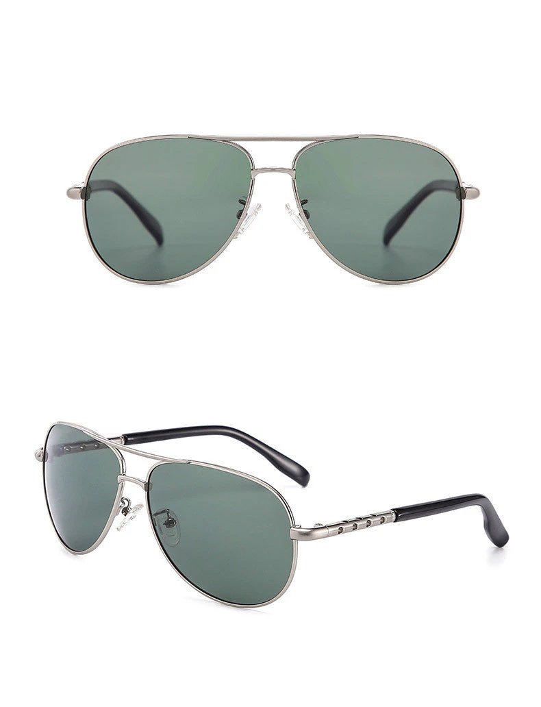 Retro metal polarized sunglasses by GJG Denim