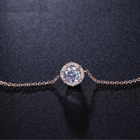 Round crystal anklets by GJG Denim