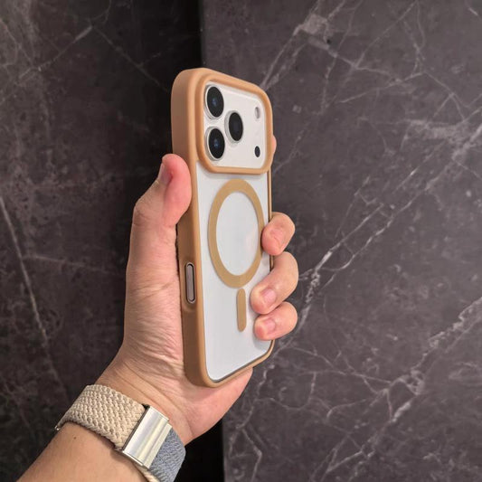 Non-yellow Phone Case Transparent Magnetic Ultra-thin Drop-resistant Protective Cover by GJG Denim