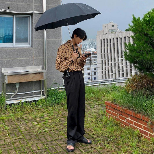 Men's Leopard Shirt by GJG Denim