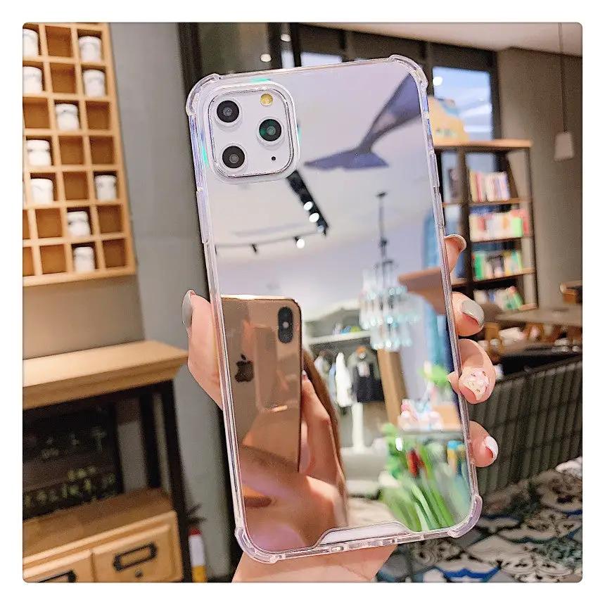 Mirror Phone Case Convenient Phone Case With Mirror by GJG Denim