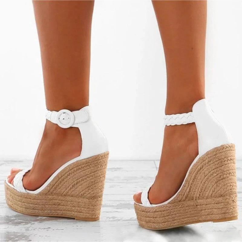 Women's Wedge Sandals Plus Size by GJG Denim