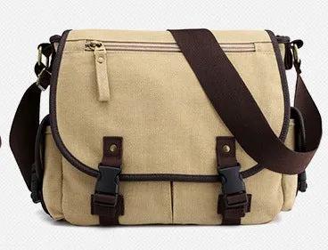 Men's Canvas Shoulder Bag by GJG Denim