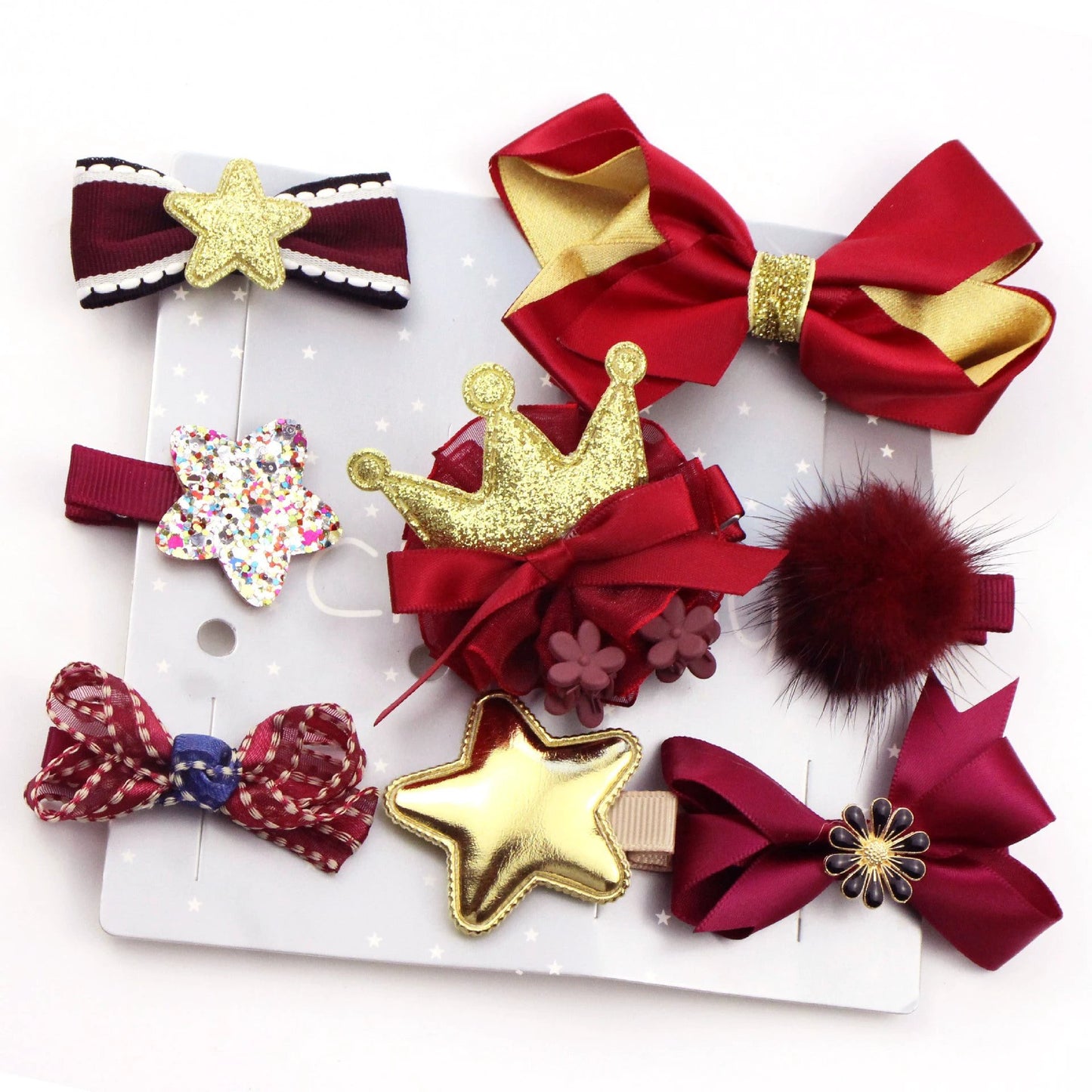 Baby baby headwear set Christmas gift box by GJG Denim