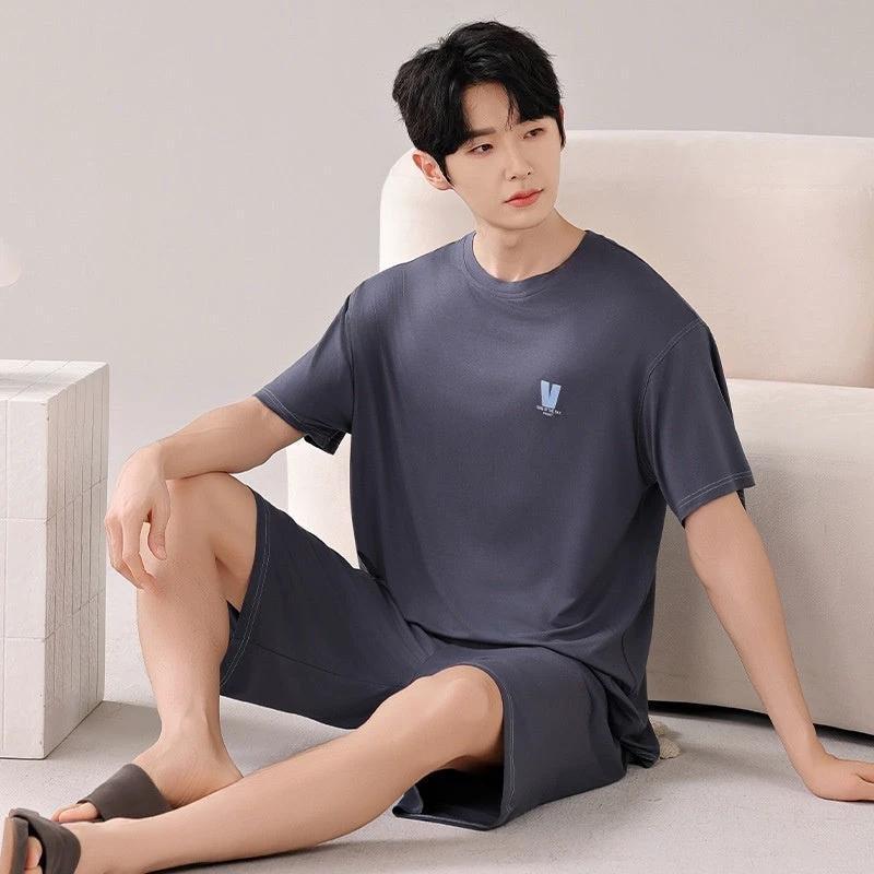 Men's Shorts Pajamas Set by GJG Denim