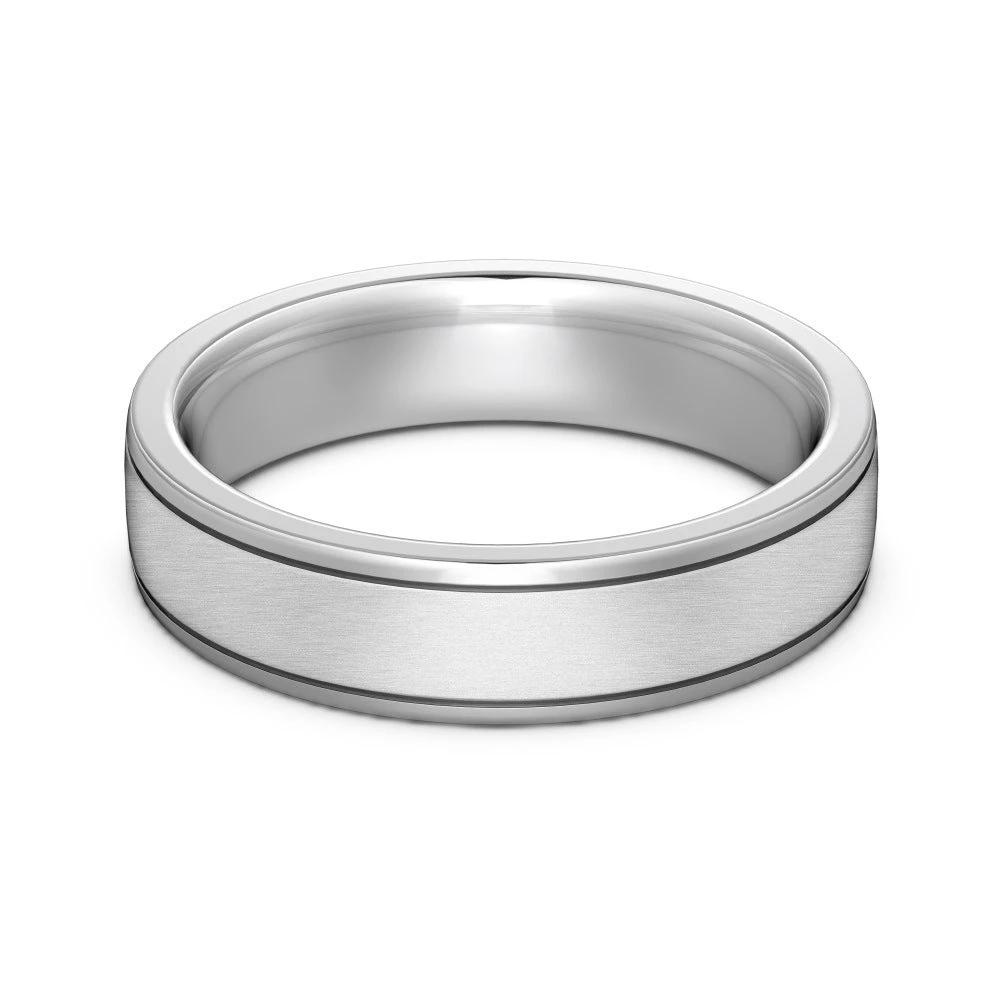 Sterling Silver Round Simple Plain Ring by GJG Denim