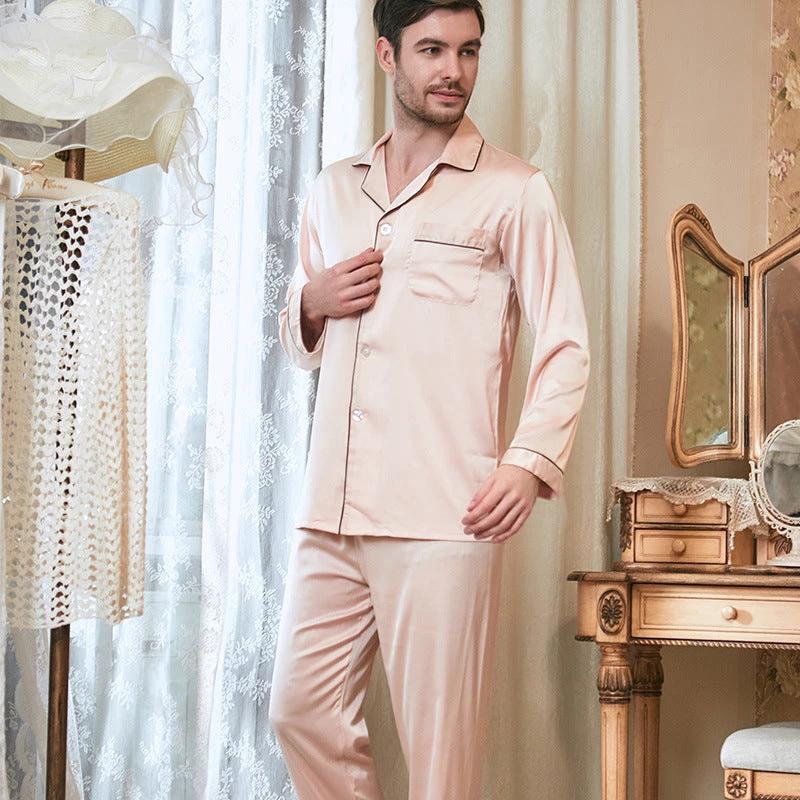 Men's Two-piece Pajama Set by GJG Denim