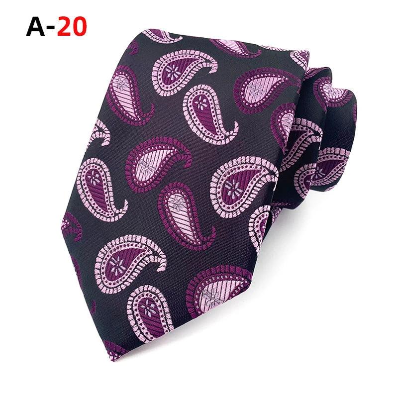 Men's Polyester Jacquard Tie by GJG Denim
