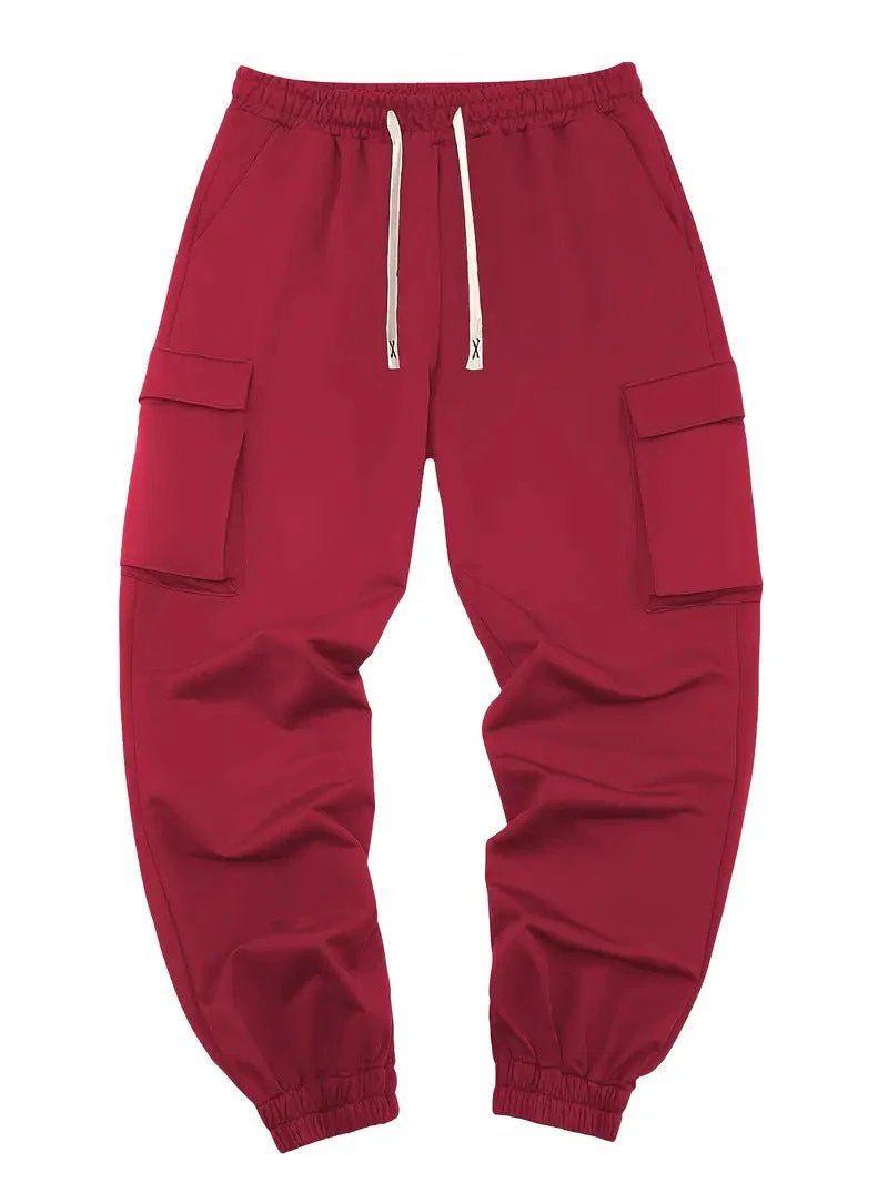 Men's Multi-pocket Tappered Leisure Pants by GJG Denim