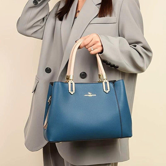 Impeccable Ladies Genuine Leather Handbag - Spacious, Stylish & Versatile - Perfect Commuter Bag with Adjustable Crossbody Strap for Everyday Glamour by Zara-Craft