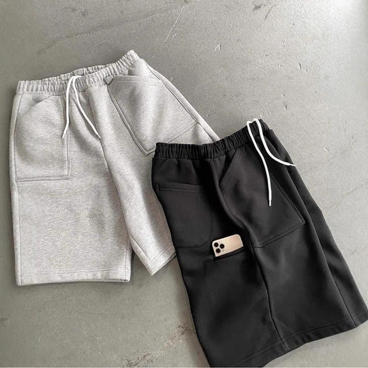 Minimalism Versatile Loose Cropped Pants Short Casual by GJG Denim