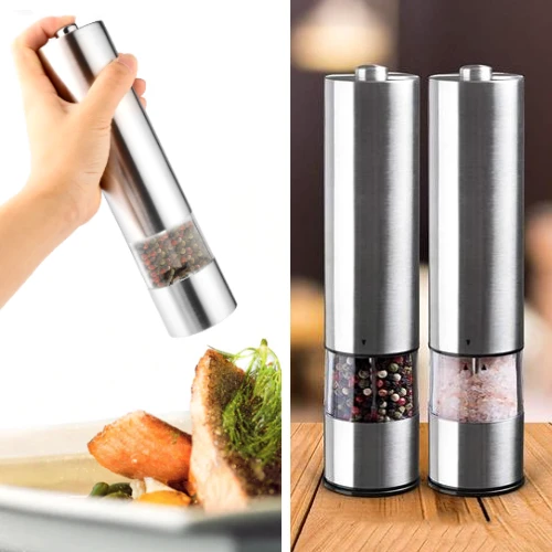 Stainless Steel Electric Grinder by GJG Denim