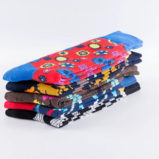 Men's Skateboarding Personality Series Socks by GJG Denim