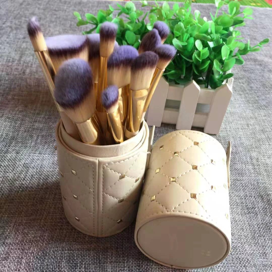 Makeup brush set 12 makeup buckets by GJG Denim