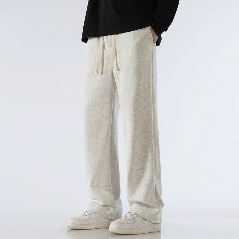 Men's Loose Casual Draping Wide Leg Sports Sweatpants by GJG Denim