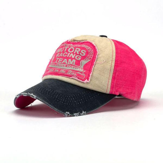 Men's Colorblock Baseball Cap by GJG Denim