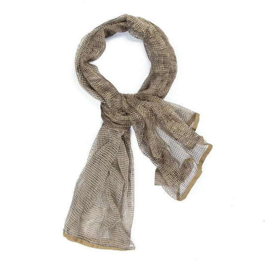 Men's Long Camouflage Multi-purpose Breathable Outdoor Scarf by GJG Denim