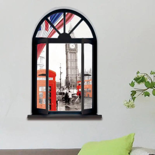 Living Room Decorative Painting Removable Sticker Wall Decor by GJG Denim