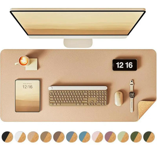Large-sized Leather Mouse Pad For Office Desks by GJG Denim