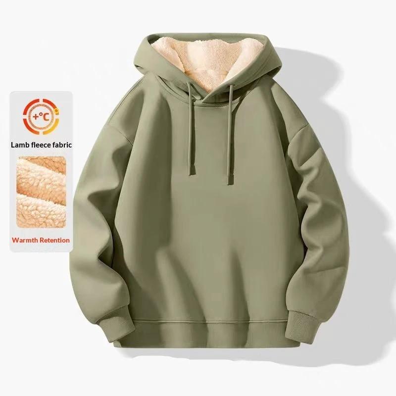 Men's Fleece-lined Hoodie Extra Soft And Extra Warm by GJG Denim