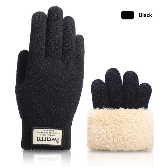 Fall And Winter Touchscreen Gloves For Men With Fleece Lining by GJG Denim