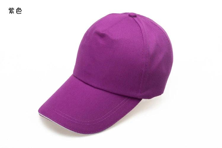 Cotton Custom Color Blank Baseball Cap For Men by GJG Denim