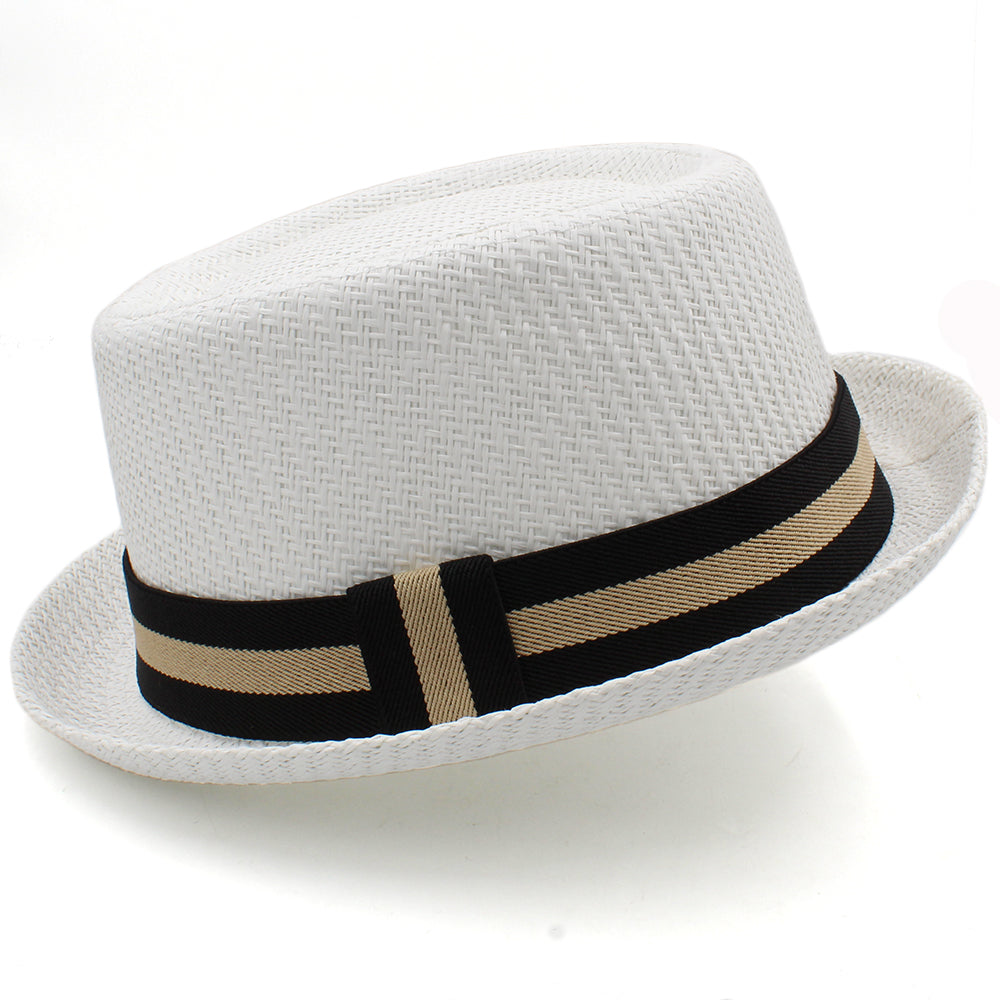 Retro Sun Shade Straw Hat For Men by GJG Denim