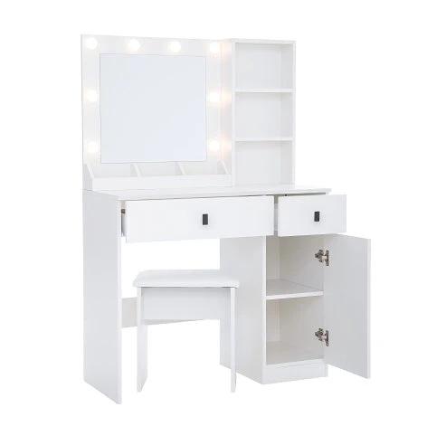 Vanity Desk With Lights by GJG Denim