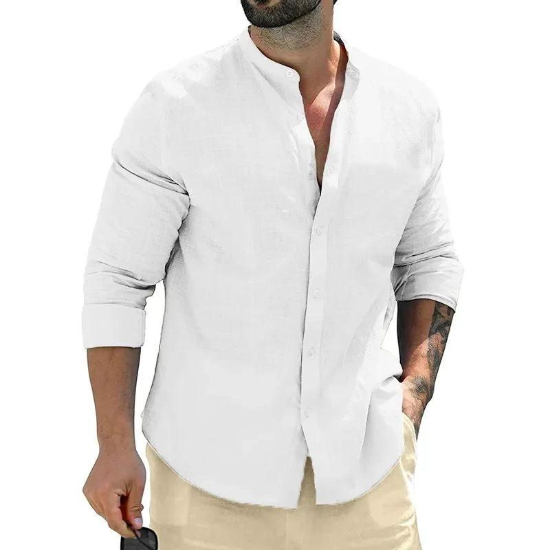 Men's Cotton Long Sleeve Shirts by GJG Denim