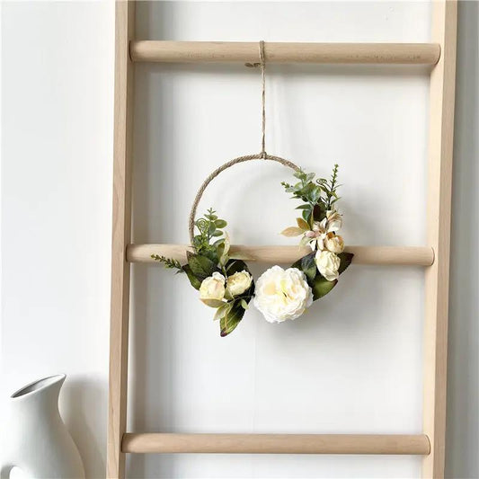 Hanging Rose Garland by GJG Denim