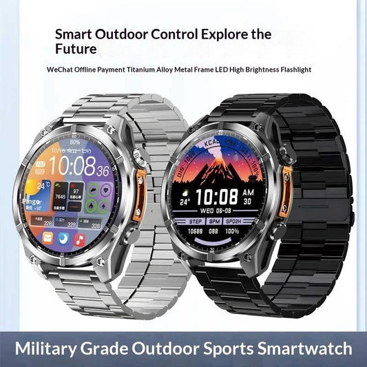Running And Hiking Lighting Lamp Outdoor Sports Smartwatch For Men by GJG Denim