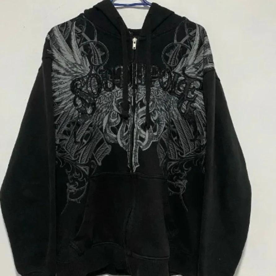 Hoodie Letter Print Pullover Sweatshirt by GJG Denim