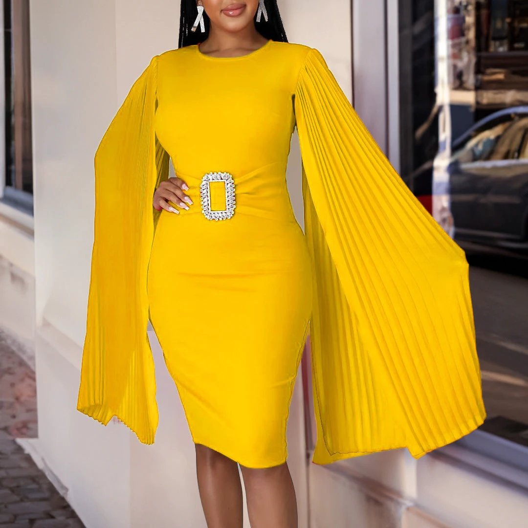 Solid Color Sheath Plus Size Dress by GJG Denim