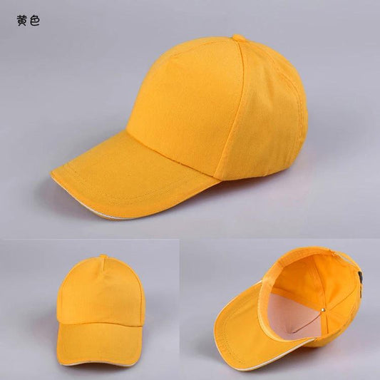 Cotton Custom Color Blank Baseball Cap For Men by GJG Denim