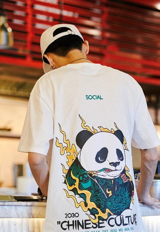 Men's Panda Screen T-shirt by GJG Denim