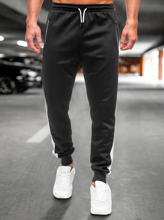 Men's Gradient Color Sports Casual Running Pants by GJG Denim