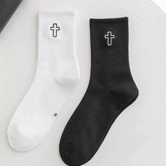 Men's Sweat Absorbing Leisure Mid-calf Socks by GJG Denim